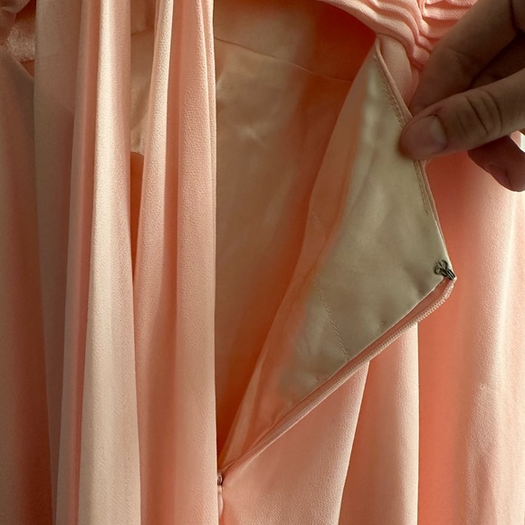 FAVIANA GLAMOUR S7577 Pink Gown/Dress with train and embellishments - Picture 6 of 14